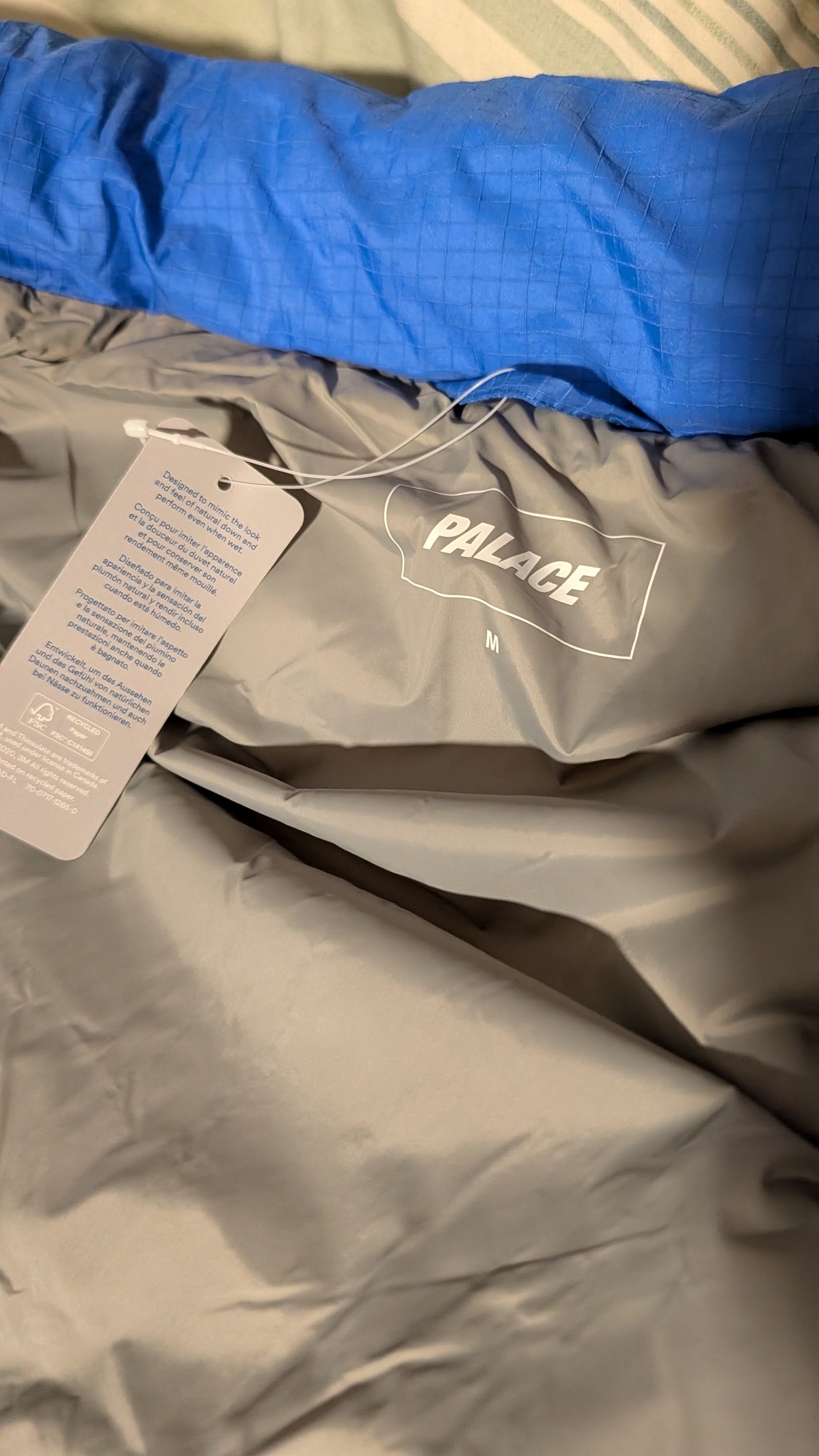 Palace Palace Ripstop Puffa 'Blue Berry' Size US M / EU 48-50 / 2 - 8 Thumbnail