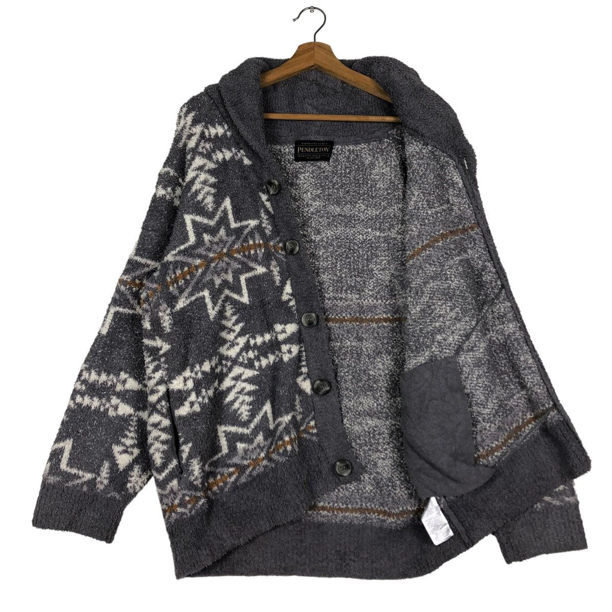 Pendleton 🔥Vtg Knit Cardigan Jacket Native Navajo Aztec Pendleton Size US M / EU 48-50 / 2 - 10 Thumbnail