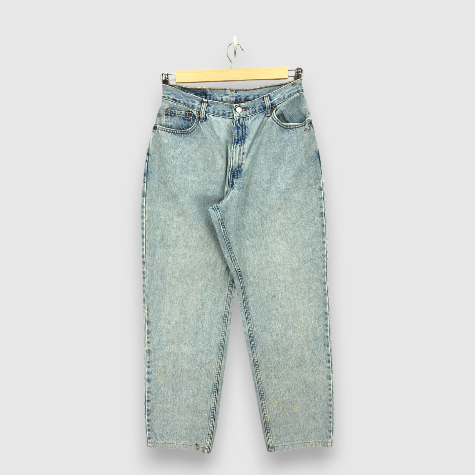 Levi's Vintage Levis 550 Light Wash Jeans Levi's Sun Faded Denim Size US 30 / EU 46 - 1 Thumbnail