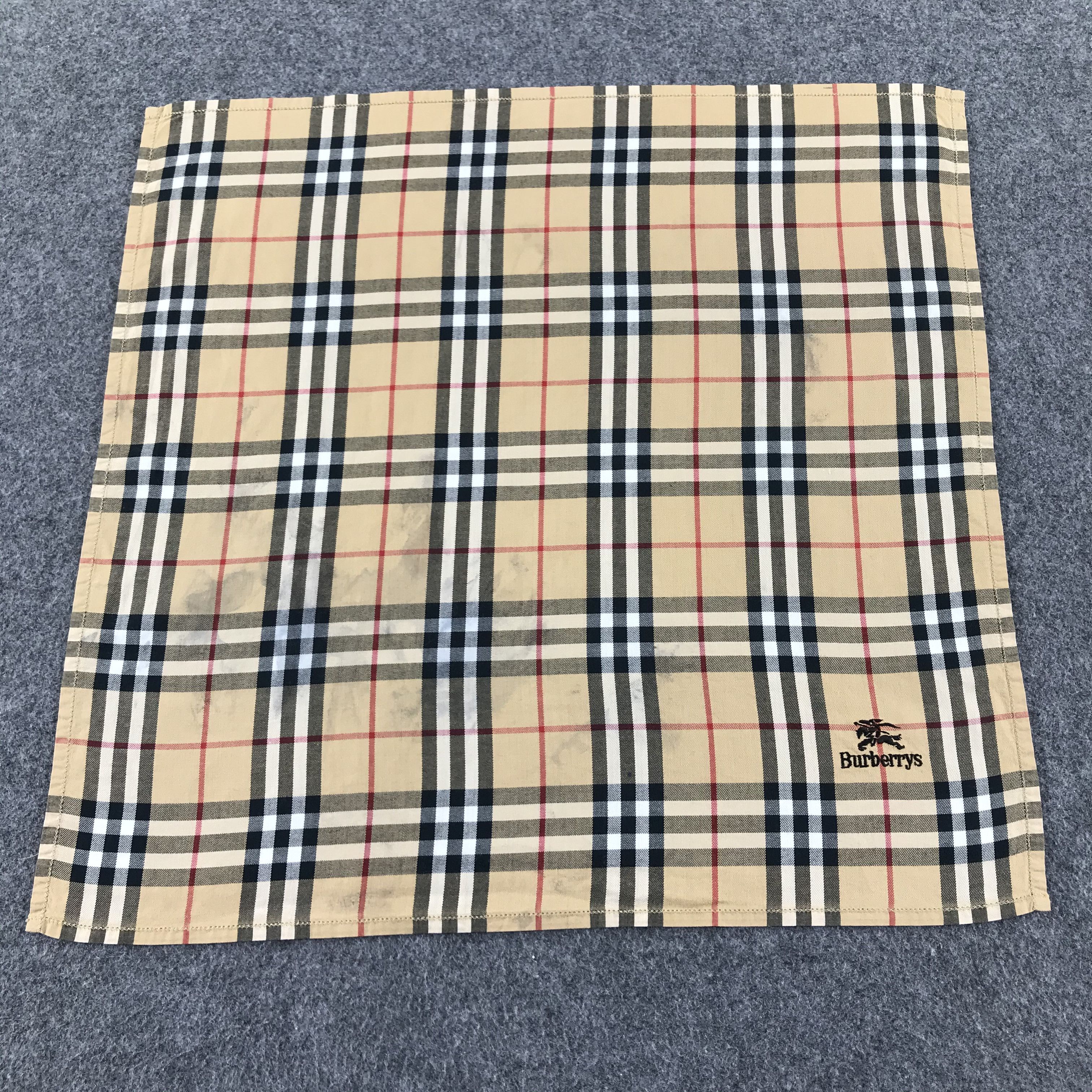 Burberry Burberrys Nova Check Handkerchief Neckerchief Bandana H289 Size ONE SIZE - 4 Thumbnail