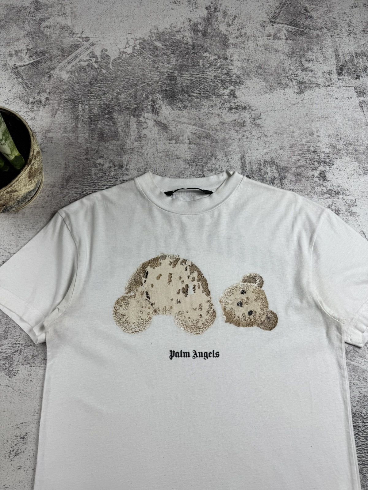 Palm Angels Palm Angles Kill Teddy Bear Print Authentic White Men’s Small T Shirt Tee Jersey Size US S / EU 44-46 / 1 - 6 Thumbnail