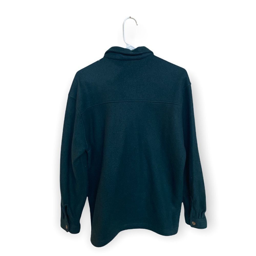 Energie Energie Vintage Heavyweight Collared Zip Shirt – Size M – Da Size M / US 6-8 / IT 42-44 - 3 Thumbnail