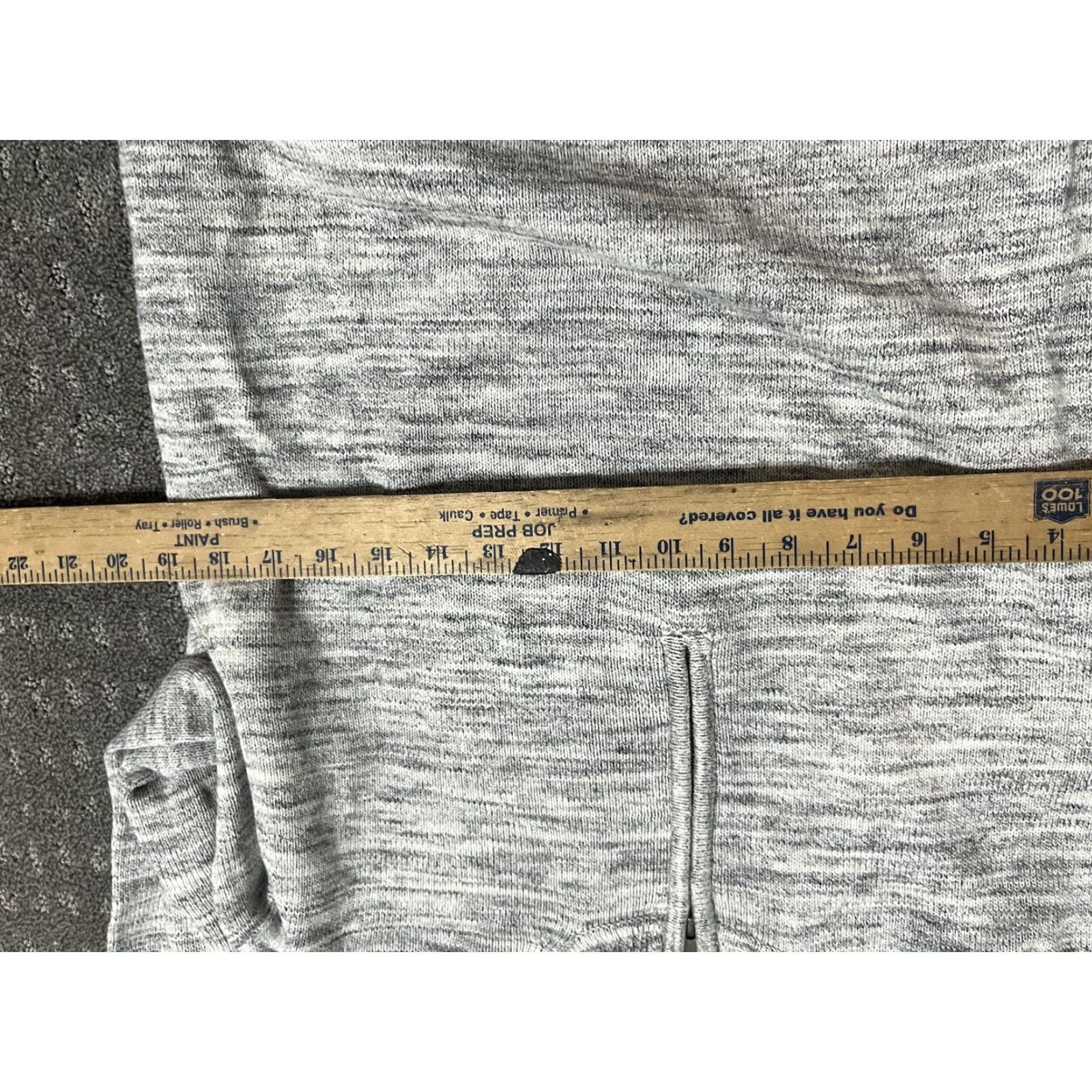 H&M LOGG by H&M Mens Gray High Neck Long Sleeve Pullover 1/4 Zip Sweater M Casual Top Size US M / EU 48-50 / 2 - 4 Thumbnail