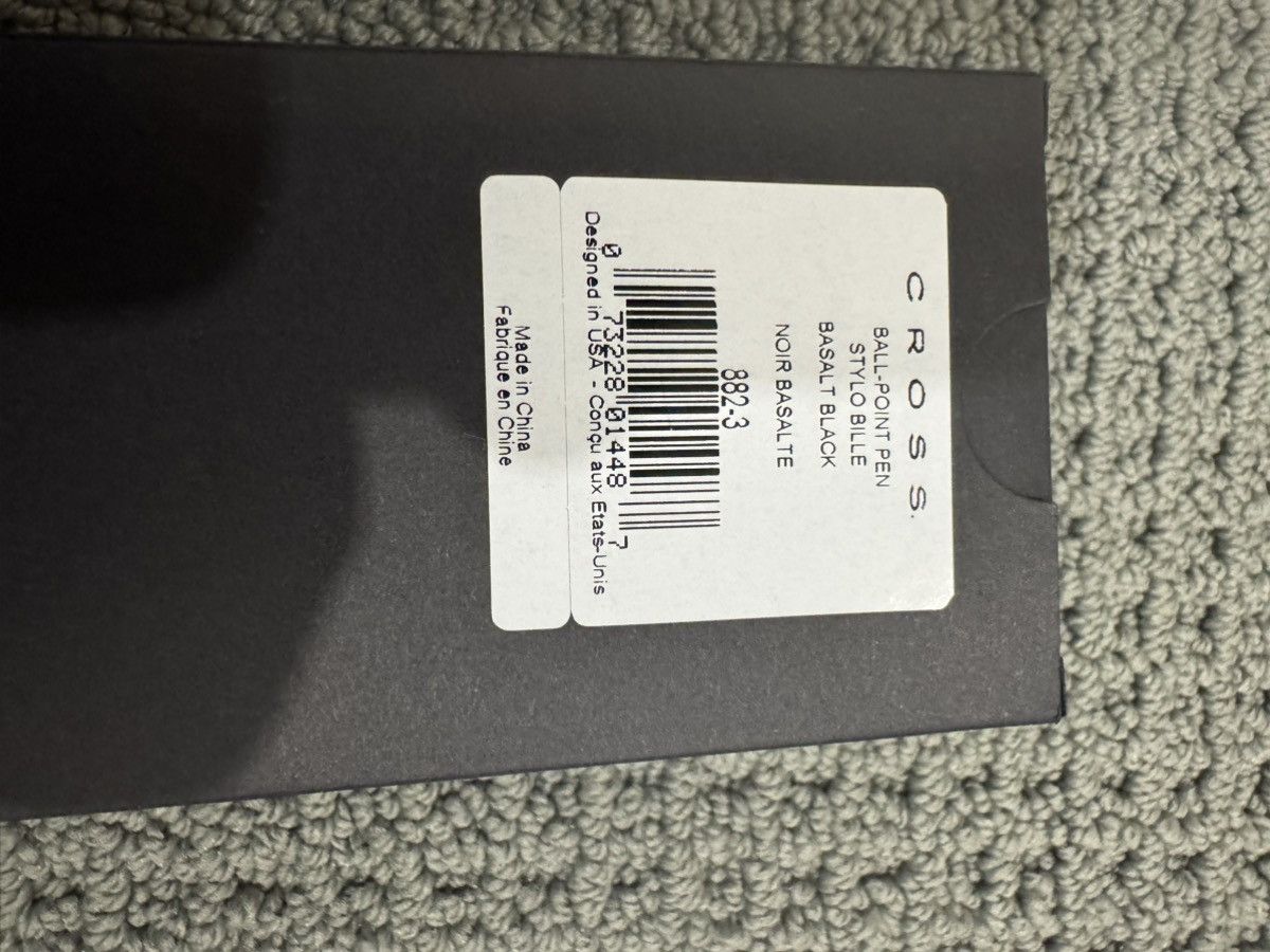 Mark Cross Brand New in box Cross ballpoint pen in basalt black Size ONE SIZE - 4 Thumbnail