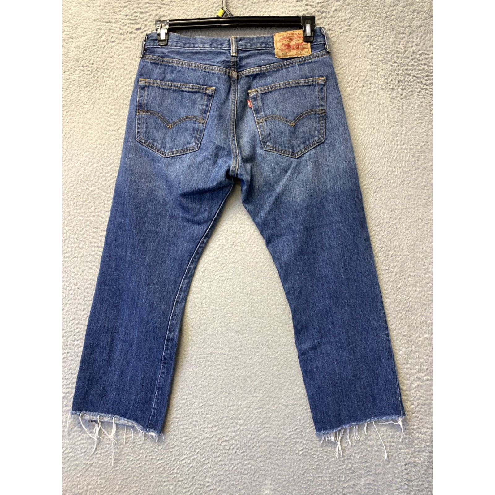 Levi's Vintage Levi's 501 Original Trimmed to Fit Men's 32x26 Jeans /156-21 Size US 32 / EU 48 - 6 Thumbnail