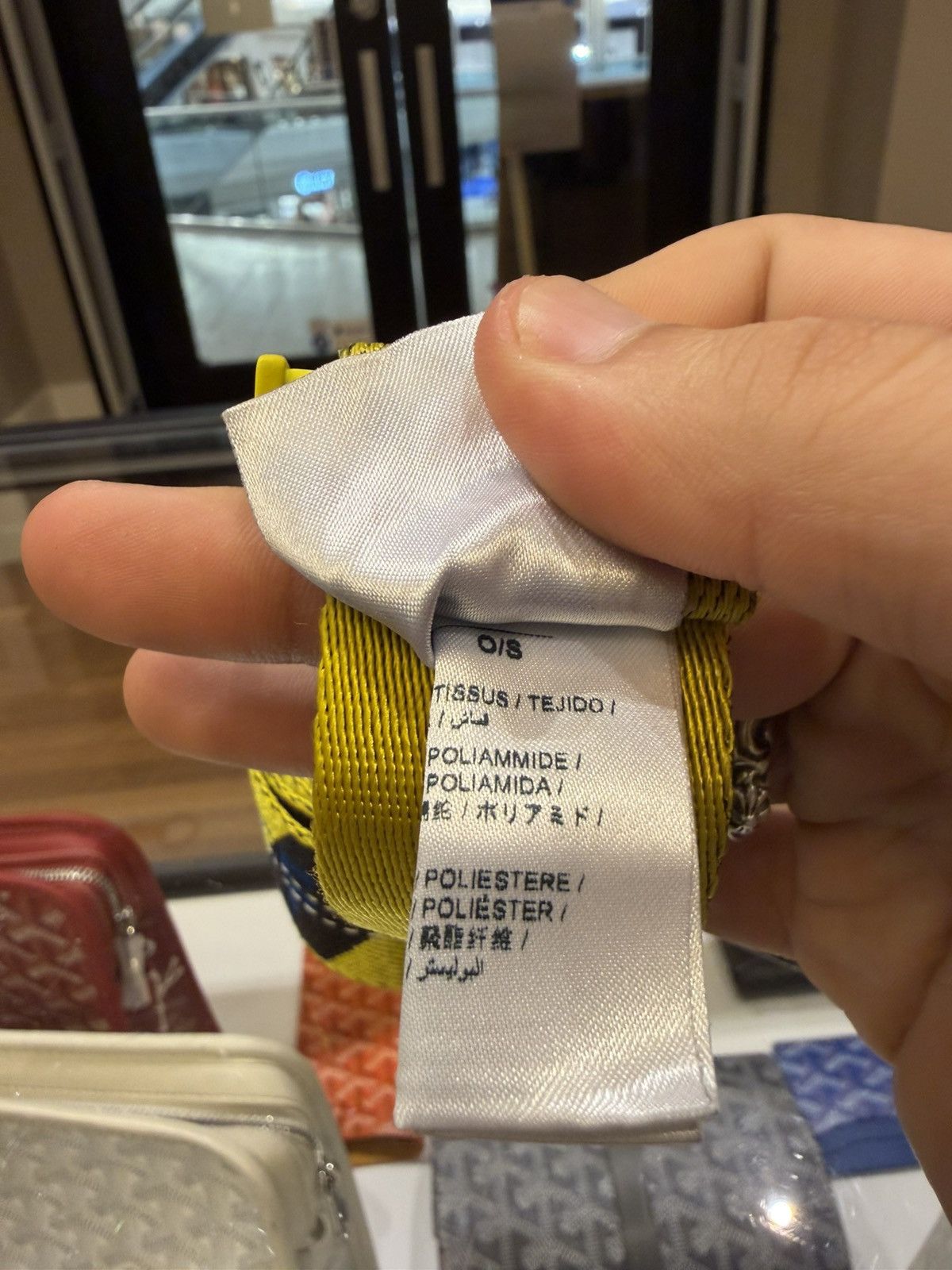 Off-White Off-White Classic Yellow Industrial Belt Size ONE SIZE - 4 Thumbnail
