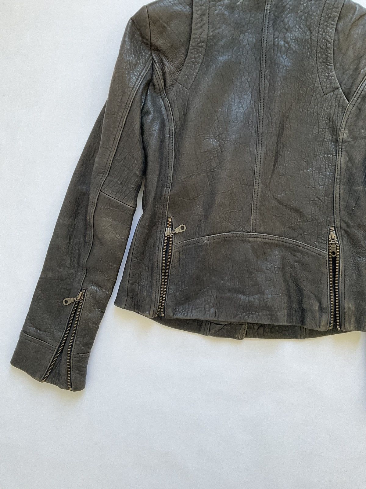 Vintage Black leather Perfecto Size XS / US 0-2 / IT 36-38 - 10 Thumbnail