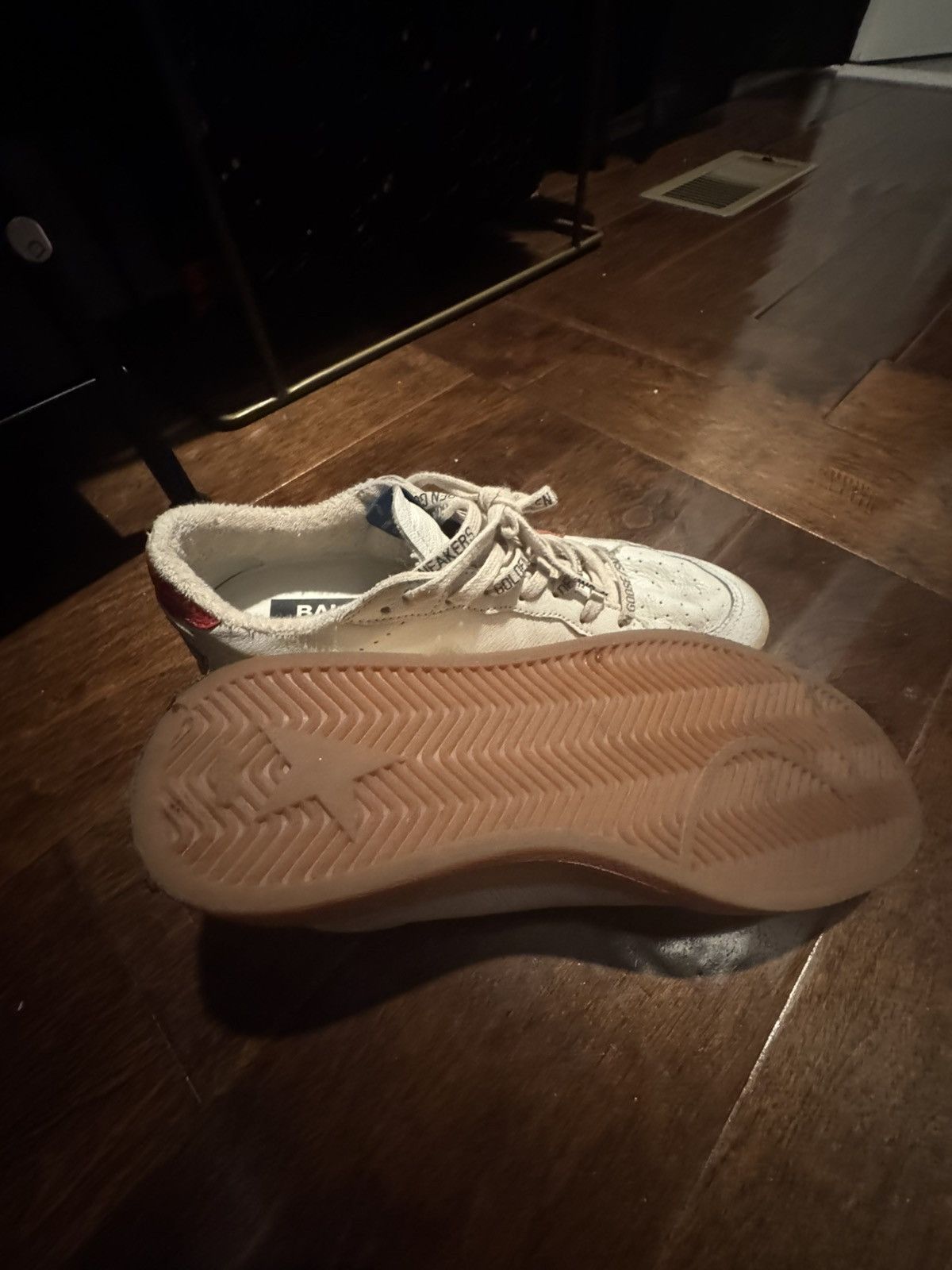 Golden Goose Golden Goose Ball Star “White Orange” Size US 6.5 / EU 39-40 - 6 Thumbnail