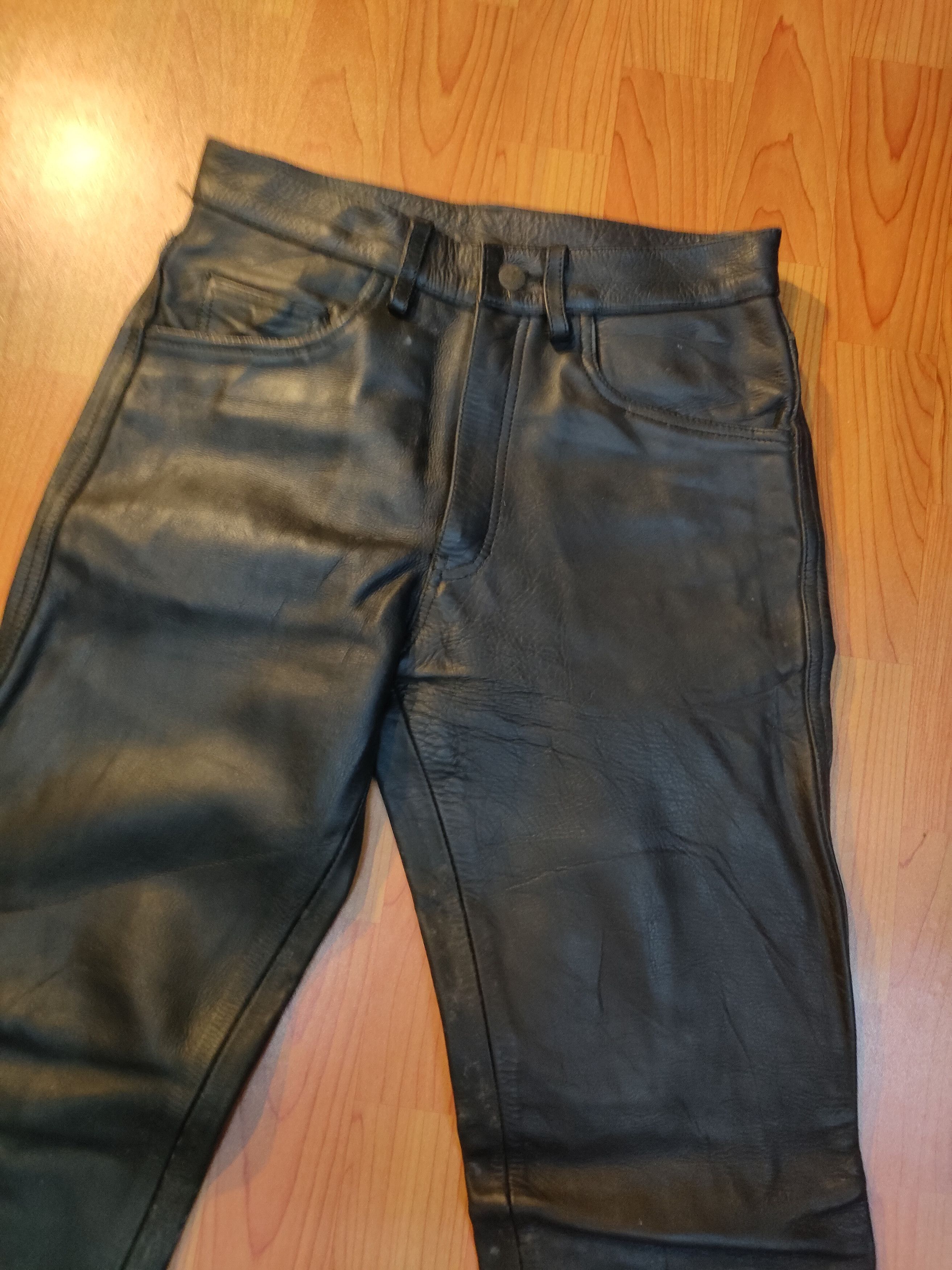 Japanese Brand Dog House Leather Pants Size US 29 - 7 Thumbnail