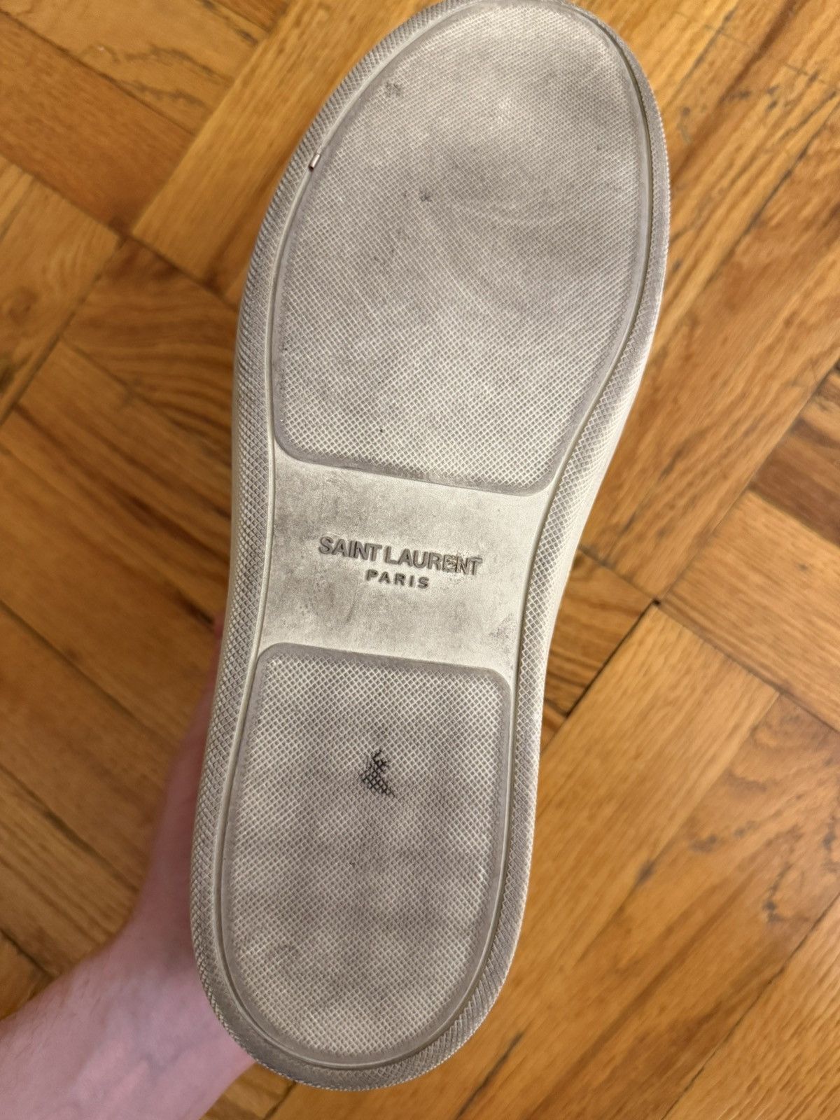 Saint Laurent Paris × Yves Saint Laurent FW15 SAINT LAURENT PARIS GOLD HI-TOP sz EU43/US10 Size US 10 / EU 43 - 6 Thumbnail