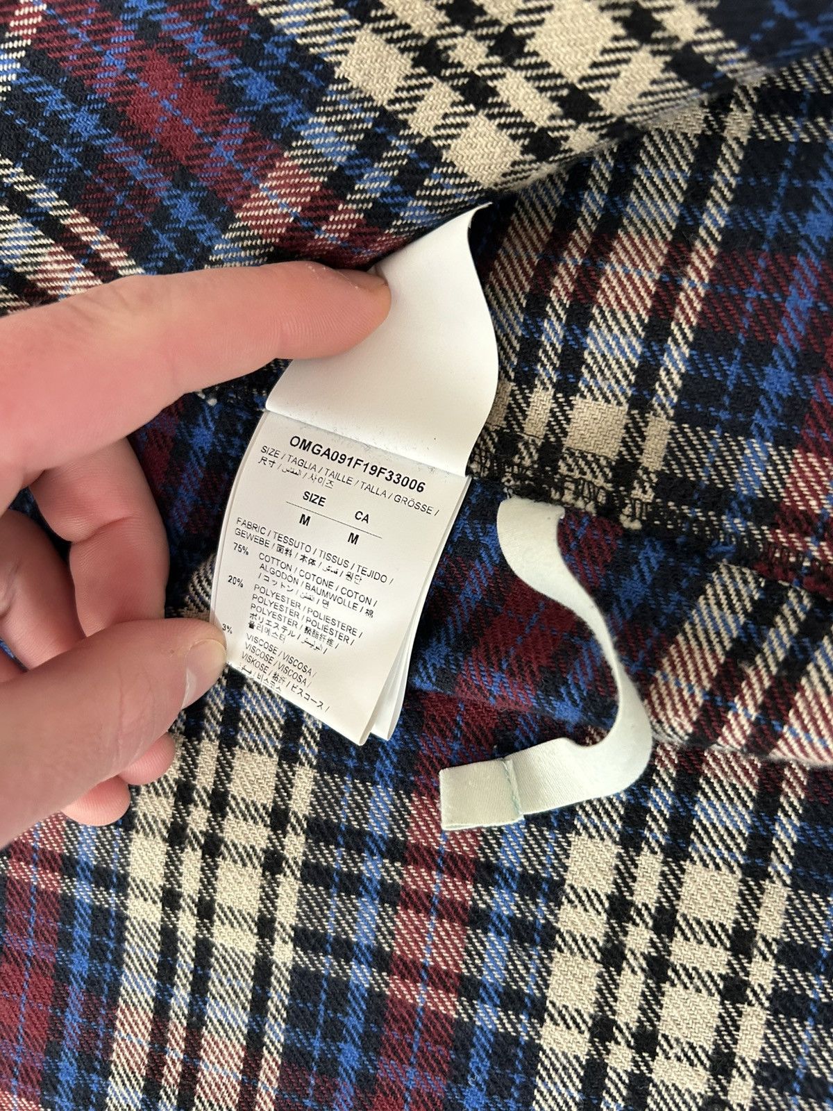 Off-White Off-White Heavy Flannel Size US M / EU 48-50 / 2 - 6 Thumbnail