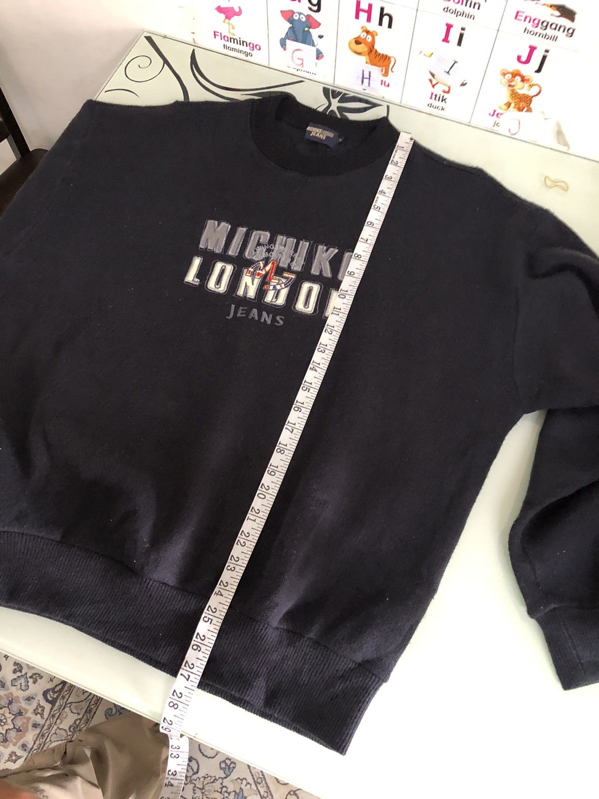 Michiko Koshino London Vintage 90s Michiko London Jeans Embroidery Logo Sweatshirt Size US L / EU 52-54 / 3 - 17 Thumbnail