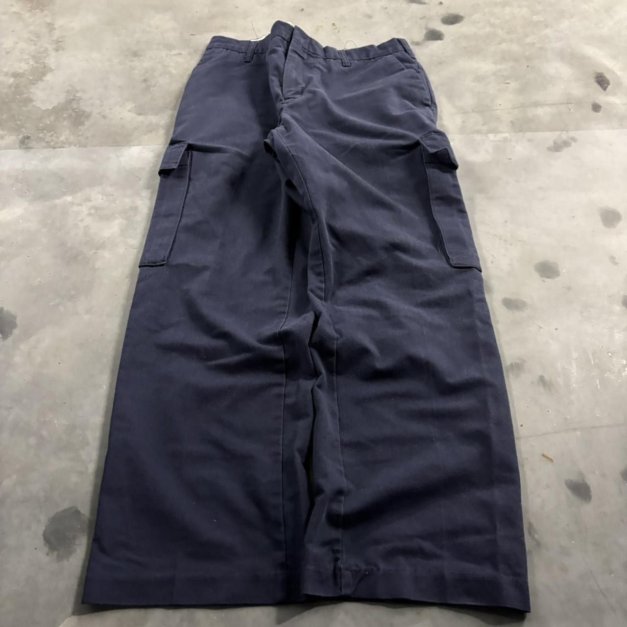 Vintage Crazy Vintage Y2K/2000s Navy Blue Streetwear Skater Style Essential Cargo Pants! 32x28 Size US 32 / EU 48 - 3 Thumbnail
