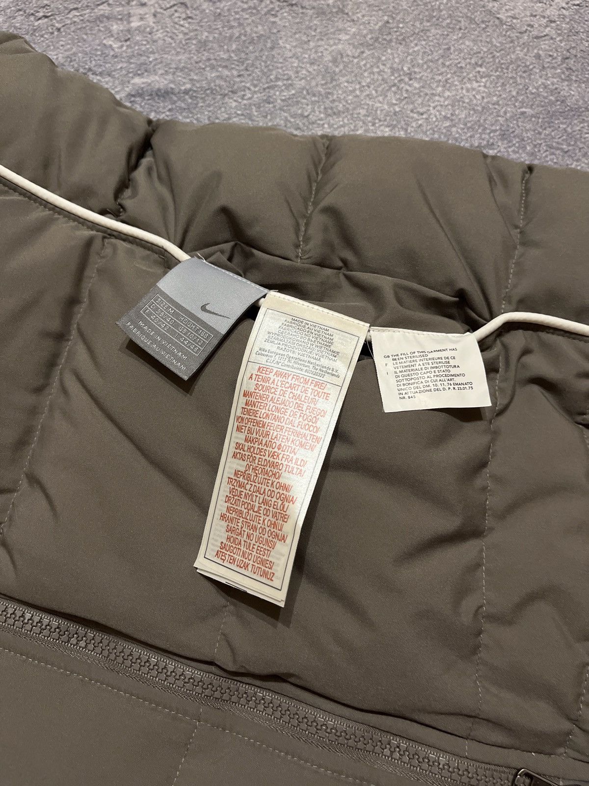Nike × Vintage Nike Vintage Reversible Down Puffer Vest 90s Size M / US 6-8 / IT 42-44 - 9 Thumbnail