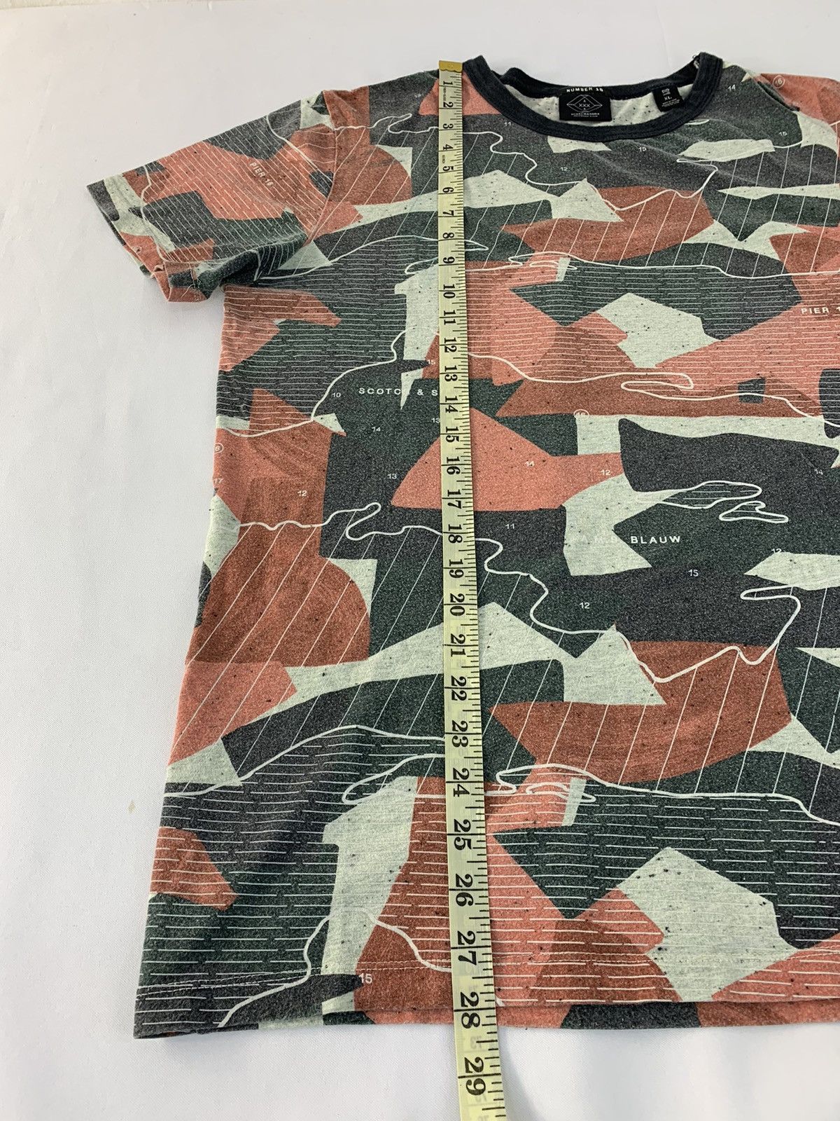 Scotch & Soda Number 16 Scotch & Soda Amsterdam Blauw Crewneck Over Tee Size US XL / EU 56 / 4 - 10 Thumbnail