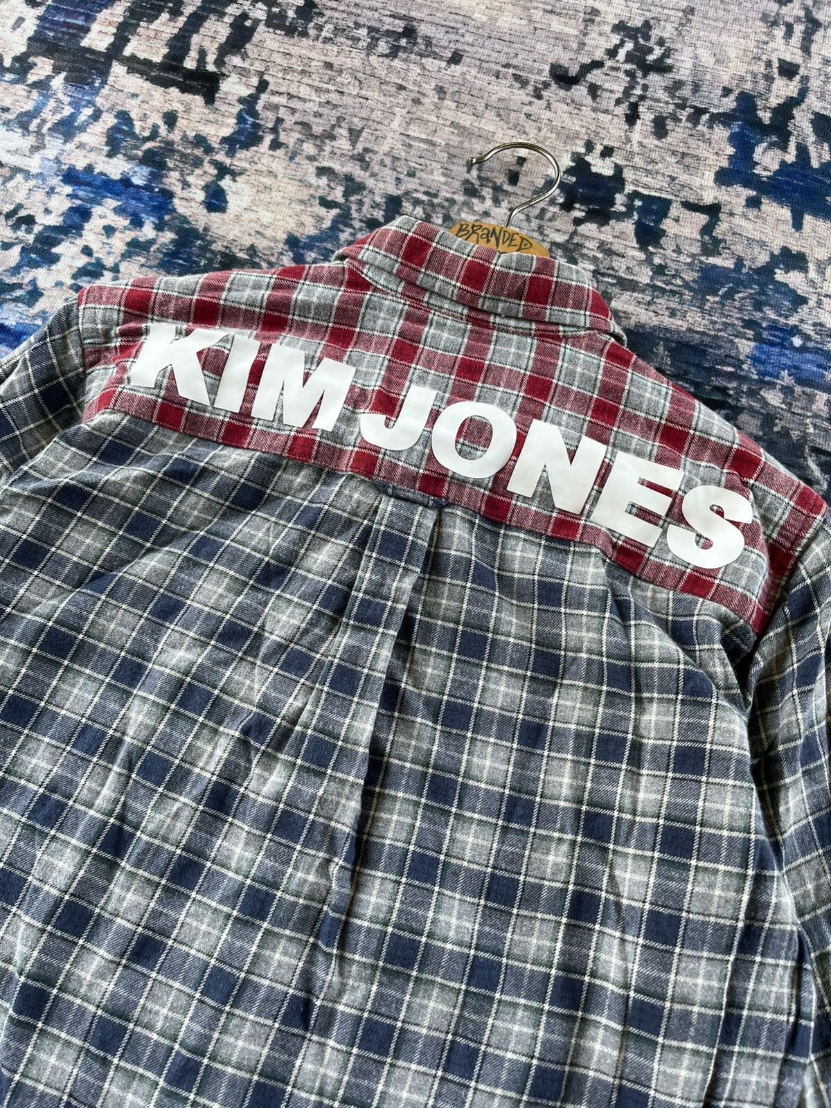 GU × Japanese Brand × Kim Jones Kim Jones AW 06 GU Backhit Spell Out Shirt Button Up Size US S / EU 44-46 / 1 - 10 Thumbnail