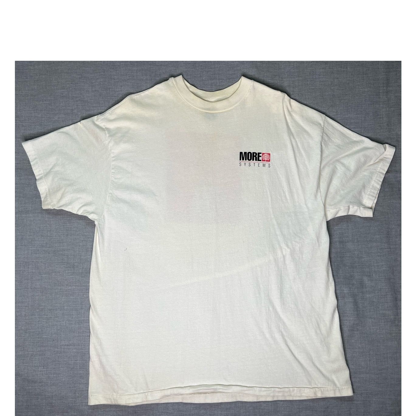 Hanes × Vintage Vintage 90s More Systems Promo Single Stitch Tech T-Shirt XL Size US XL / EU 56 / 4 - 2 Thumbnail