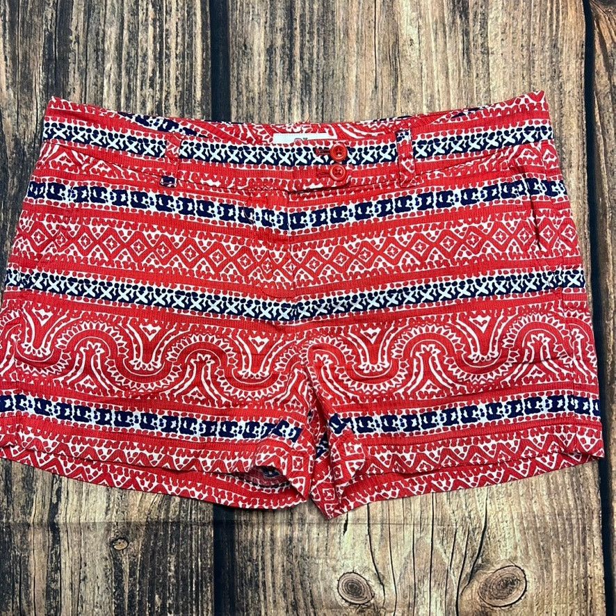 Vineyard Vines Vineyard Vines Women's Chino Shorts Size 6 Red White Blue Size 28" / US 6 / IT 42 - 2 Thumbnail