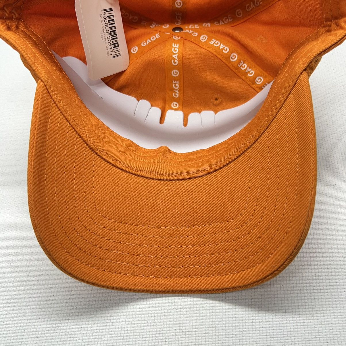 Other Gage Cannabis Hat Cap Mens Orange Snapback Embroidered Logo Size ONE SIZE - 13 Thumbnail