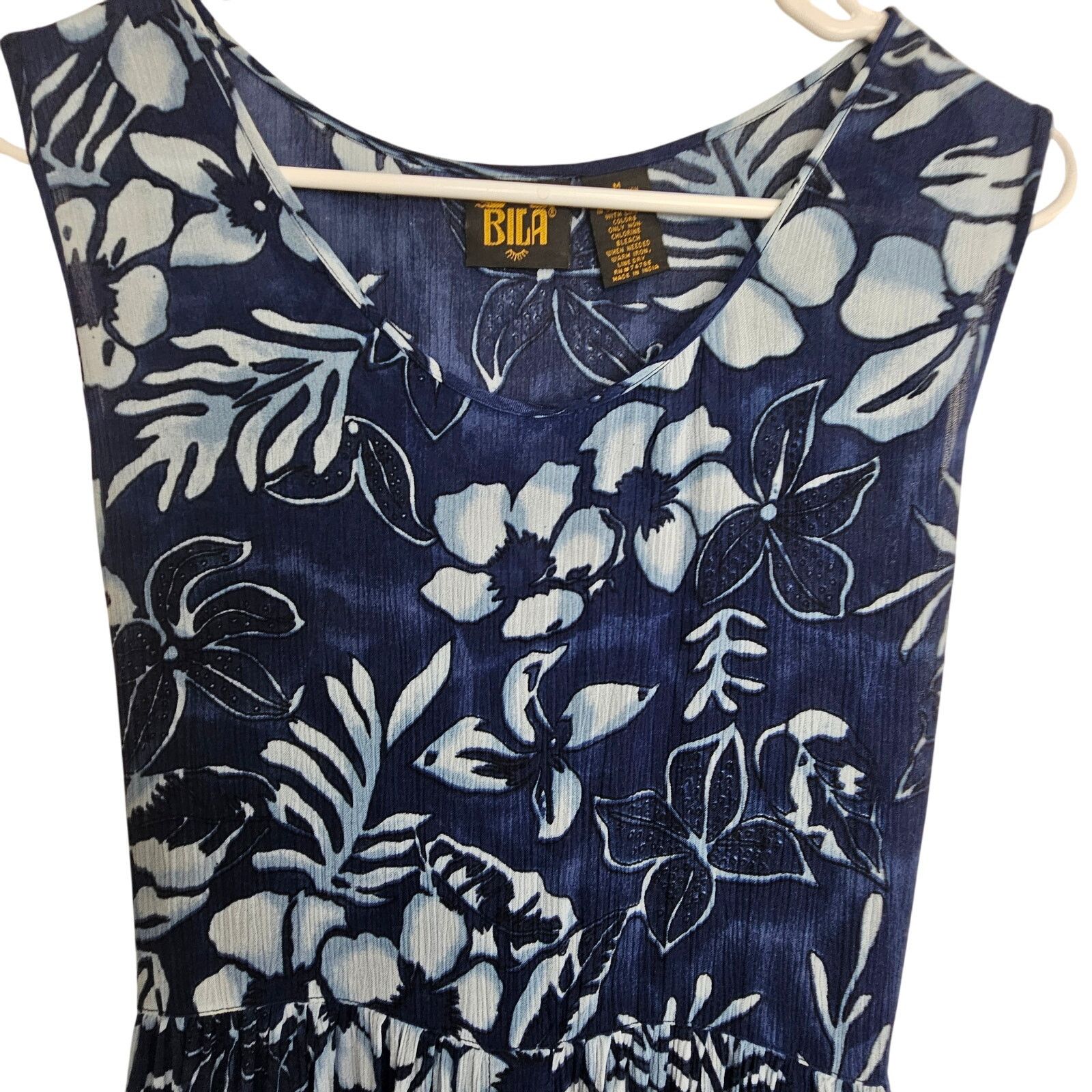 BIJAN Vintage Bila Womens Floral Maxi Dress M Resortwear Tropical Size M / US 6-8 / IT 42-44 - 2 Thumbnail