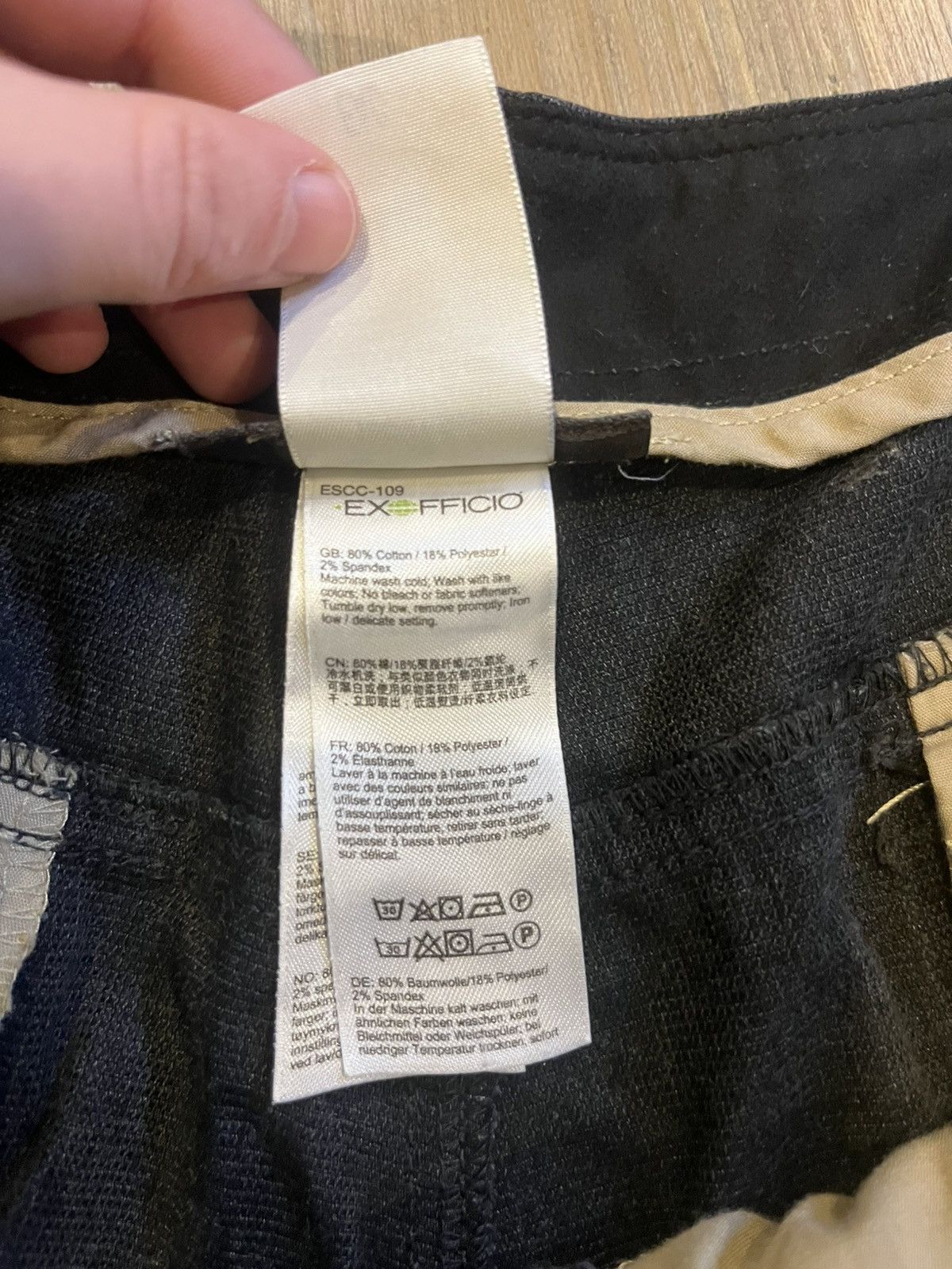 ExOfficio Exofficio Pants Men’s Size 36x28 Gray Cotton Polyester Size US 36 / EU 52 - 5 Thumbnail