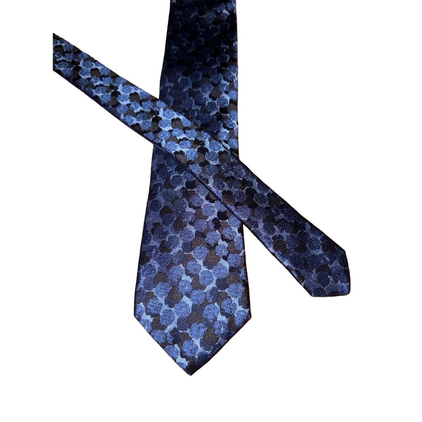 Other Dion 1967 Neckwear Navy Abstract 100% Silk Handmade Tie Size ONE SIZE - 1 Thumbnail