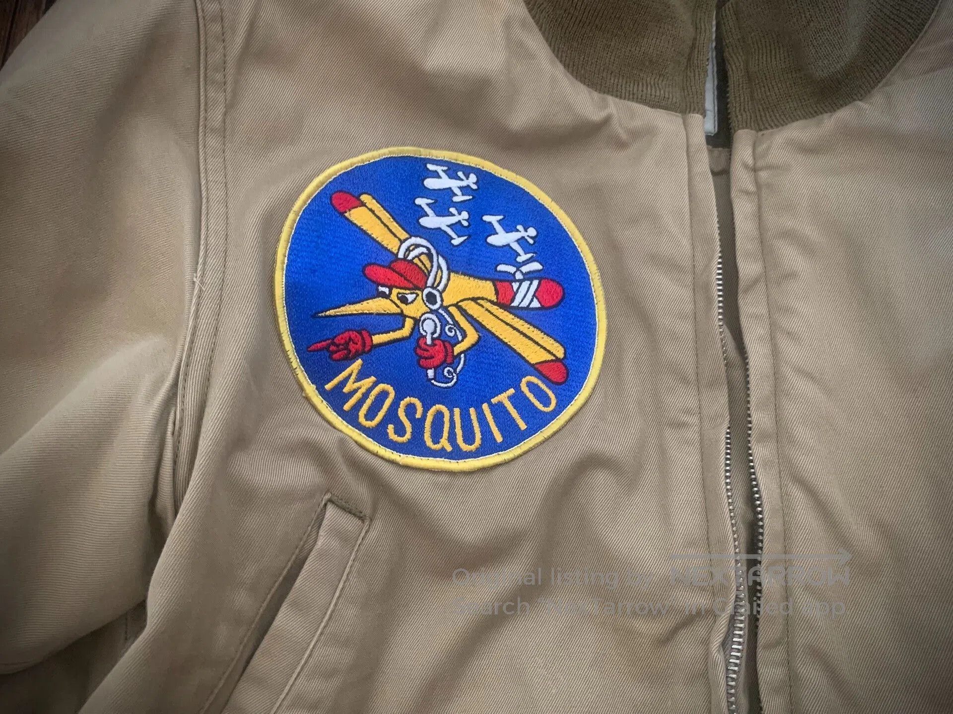 The Real McCoy's real mccoy stylish bomber jacket with patch. Size US M / EU 48-50 / 2 - 5 Thumbnail