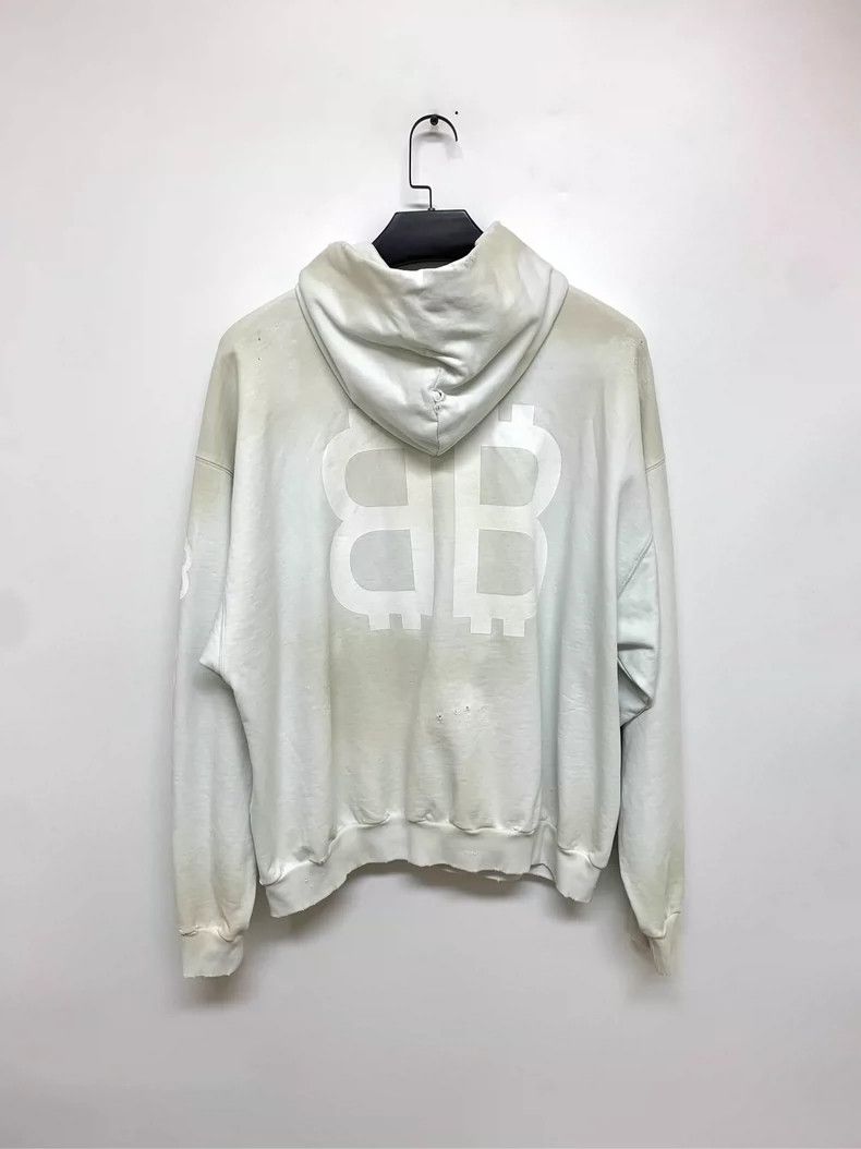 Balenciaga Balenciaga Worn Double B Hoodie 2505-Nextarrow Size US XS / EU 42 / 0 - 7 Thumbnail