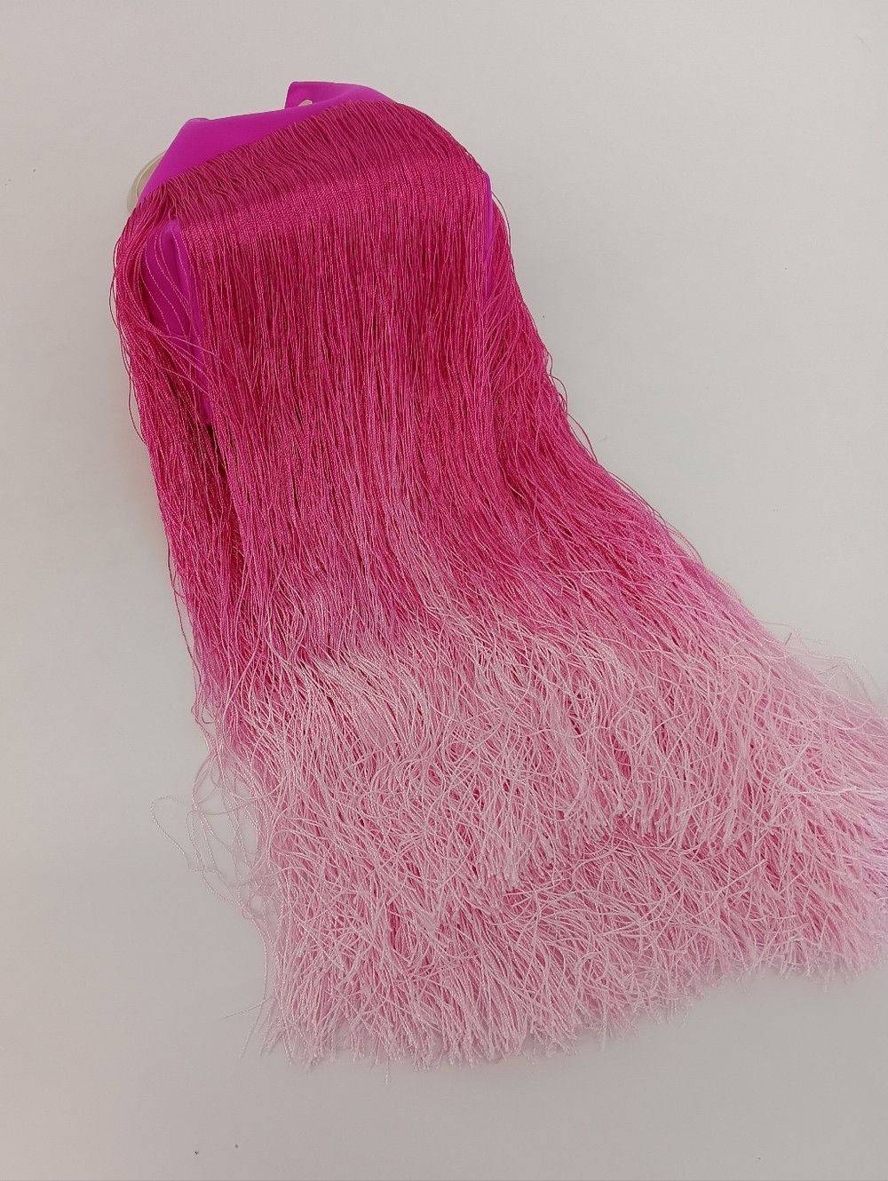 Jimmy Choo Jimmy Choo Bon Bon Small Fringed Satin Bucket Bag - Fuchsia Size ONE SIZE - 11 Thumbnail