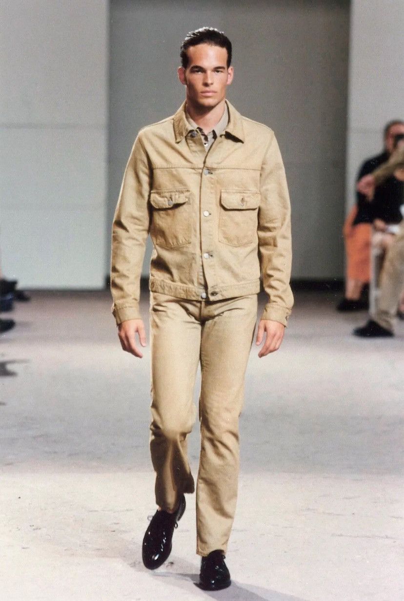 Helmut Lang 1999 Archive Low Two Pocket Denim Trucker Size US S / EU 44-46 / 1 - 8 Thumbnail