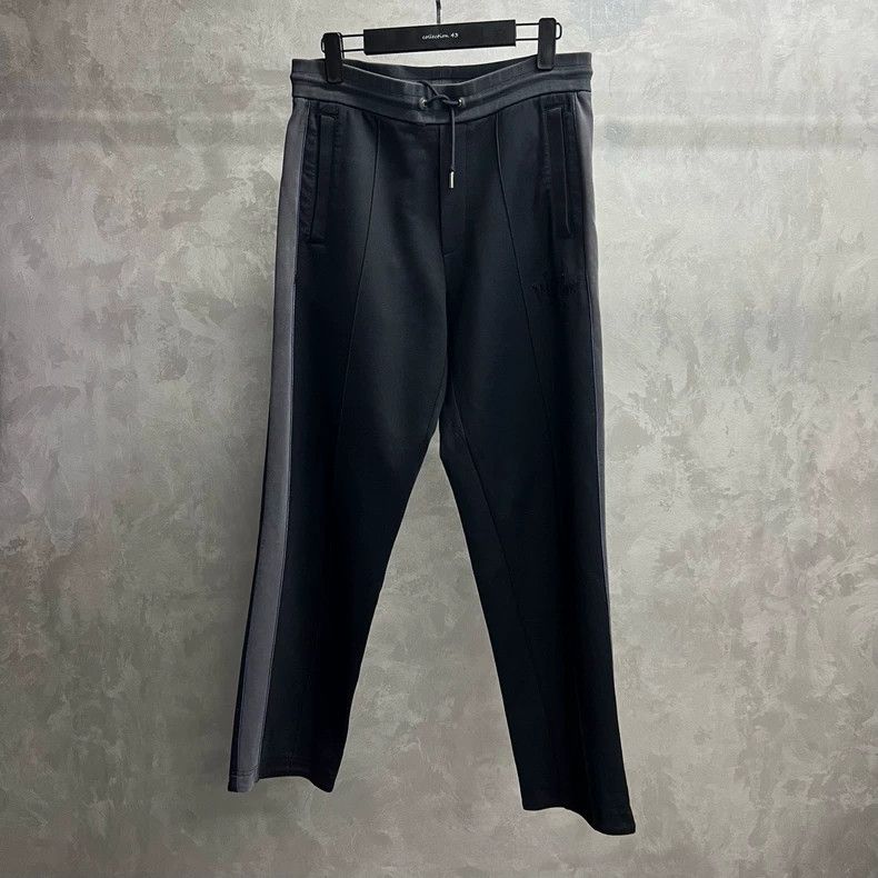 Dior Size XS Black and gray striped technology fabric drawstrin Size US 26 / EU 42 - 1 Thumbnail