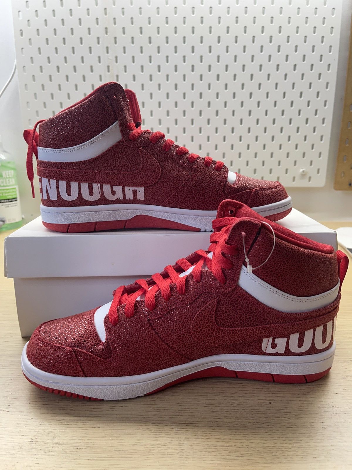 Nike Size 10 - GOODENOUGH x NikeLab Court Force Mid Red fragment Size US 10 / EU 43 - 2 Thumbnail