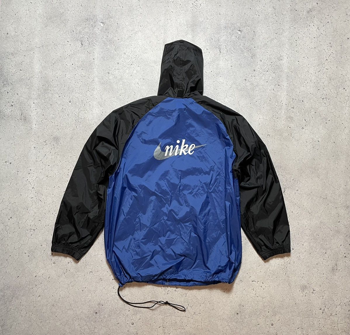 Nike Vintage 90s Nike Big Swoosh Retro Y2K Nylon Jacket Size US XL / EU 56 / 4 - 1 Thumbnail