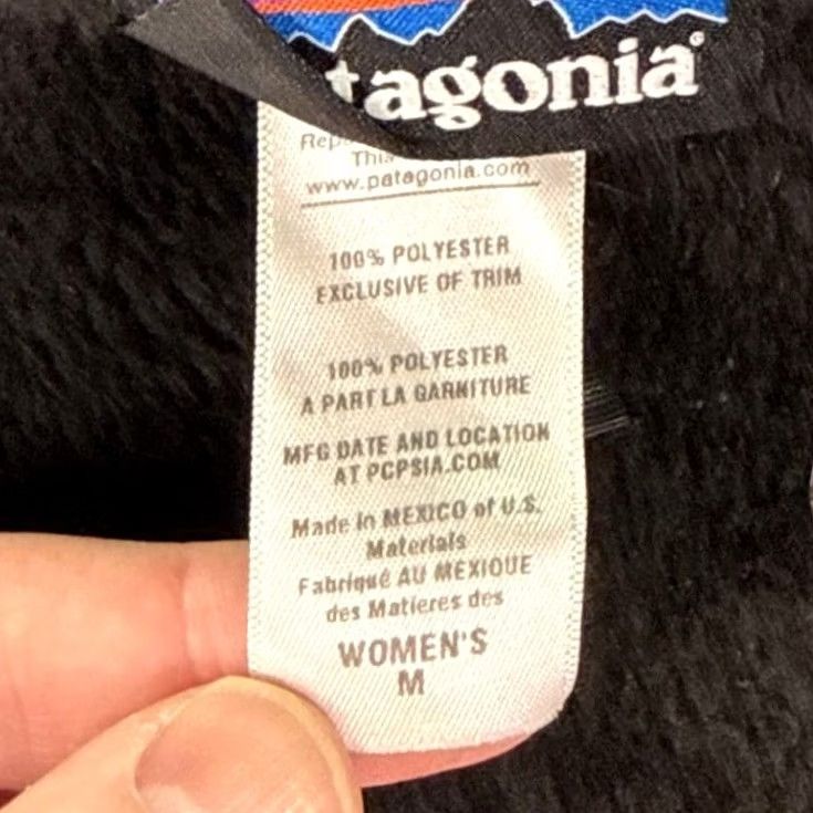 Patagonia Patagonia Womens Medium Black Polartec Thermal Pro Full Zip Fleece Vest Size M / US 6-8 / IT 42-44 - 7 Thumbnail
