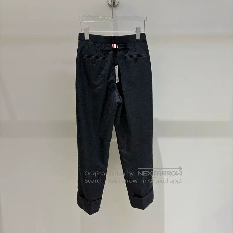 Thom Browne Thom Browne Classic Trousers - Dark Gray Size 25" / US 0 / IT 36 - 2 Thumbnail