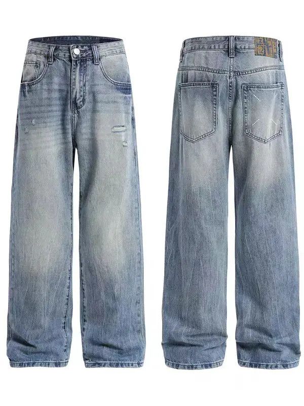 Japanese Brand VIBE Light wash micro-flare vintage loose jeans Size US 30 / EU 46 - 8 Thumbnail