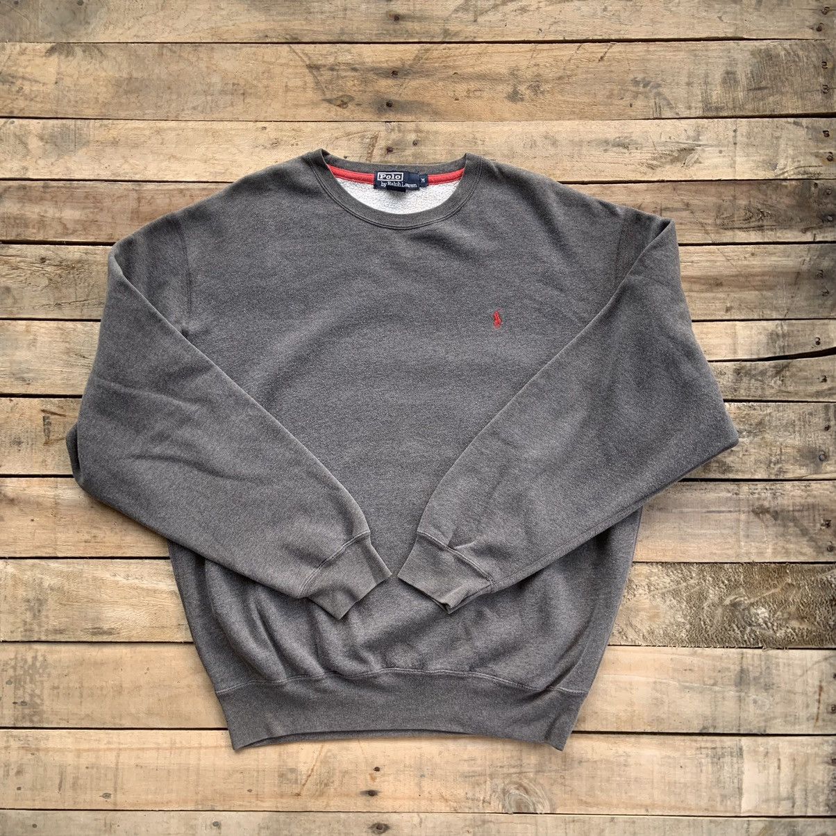 Polo Ralph Lauren Vintage Polo Ralph Lauren Sweatshirt Grey Size US M / EU 48-50 / 2 - 1 Thumbnail