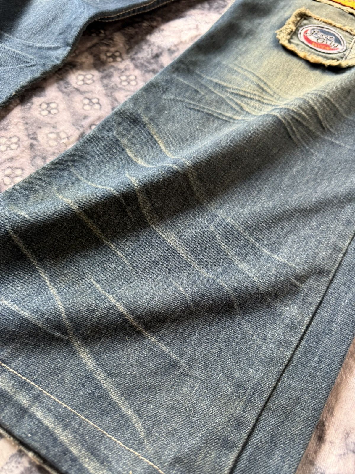 Japanese Brand Vomanie Japan Patch Work Frayed Details Baggy Fit Jeans Size US 32 / EU 48 - 6 Thumbnail