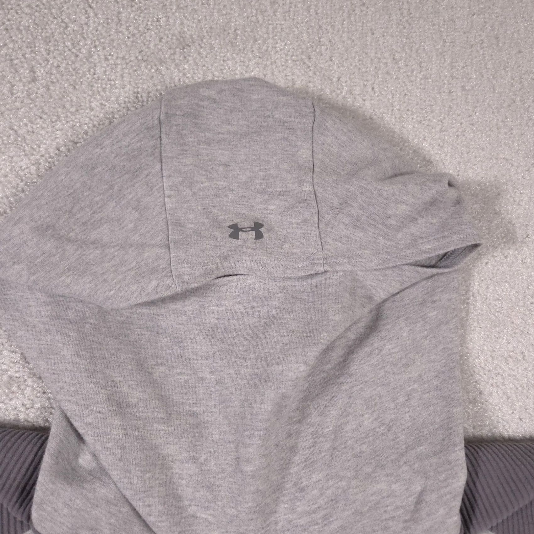 Under Armour Under Armour Project Rock Hoodie Womens Small Gray Oversized All Day Hustle Bull Shirt Size S / US 4 / IT 40 - 4 Thumbnail