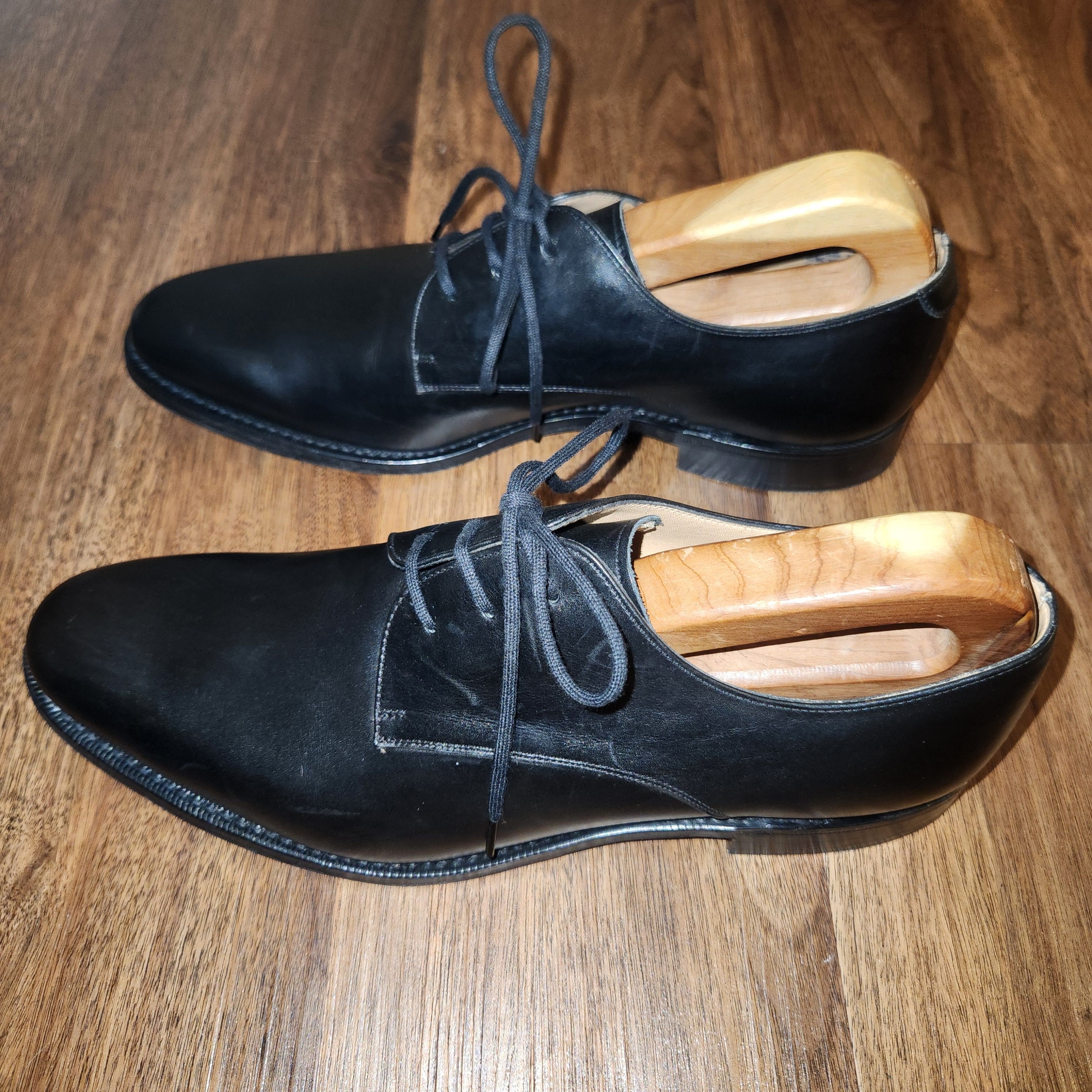 Church's Church's Men's Black Oslo Derby Shoes (NEW) Size US 8 / EU 41 - 4 Thumbnail