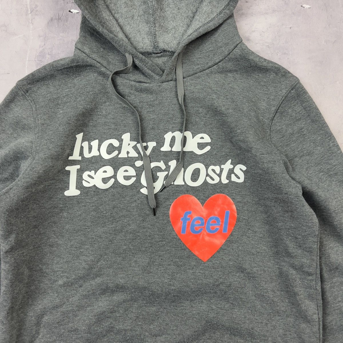 Rap Tees Rare ! Kanye West Lucky Me I See Ghosts Hoodie Big Logo Size US M / EU 48-50 / 2 - 5 Thumbnail