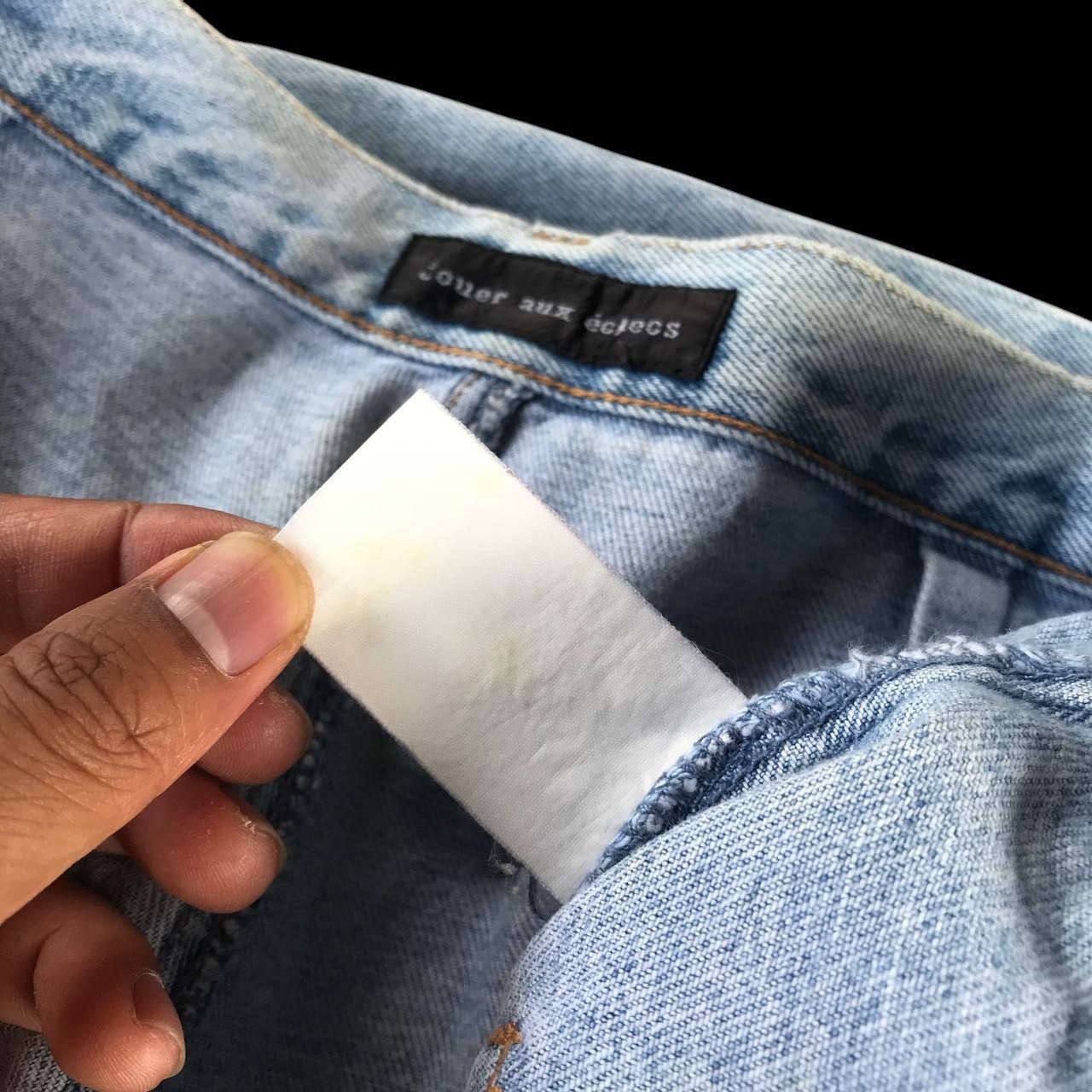 Japanese Brand × Tornado Mart × Vintage W34x30 FLARED JAPAN JOUER AUX ECHECS BUSH JEAN LIGHTWASH Size US 34 / EU 50 - 8 Thumbnail