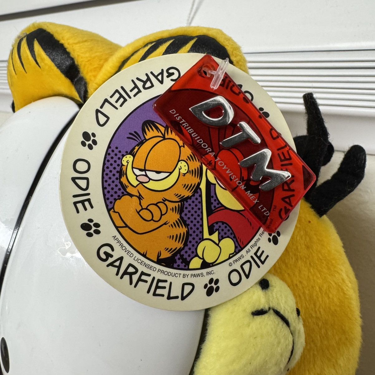 Vintage Vintage Garfield Love Heart Balloons 7" Valentines Day Plush Size ONE SIZE - 3 Thumbnail