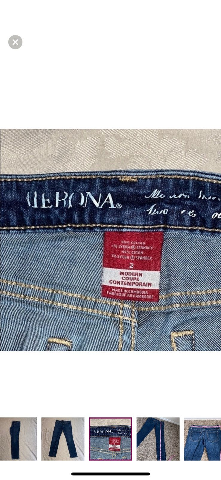Merona Merona skinny jeans size 2 Size 26" / US 2 / IT 38 - 2 Thumbnail