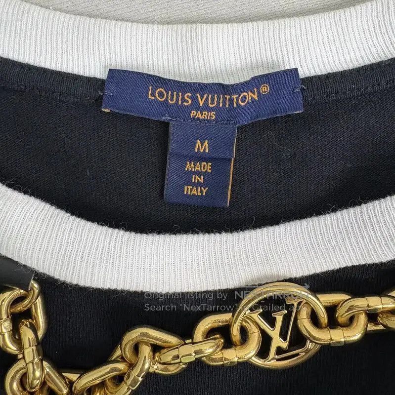 Louis Vuitton Louis Vuitton Black Cotton Women's T. Size M / US 6-8 / IT 42-44 - 3 Thumbnail