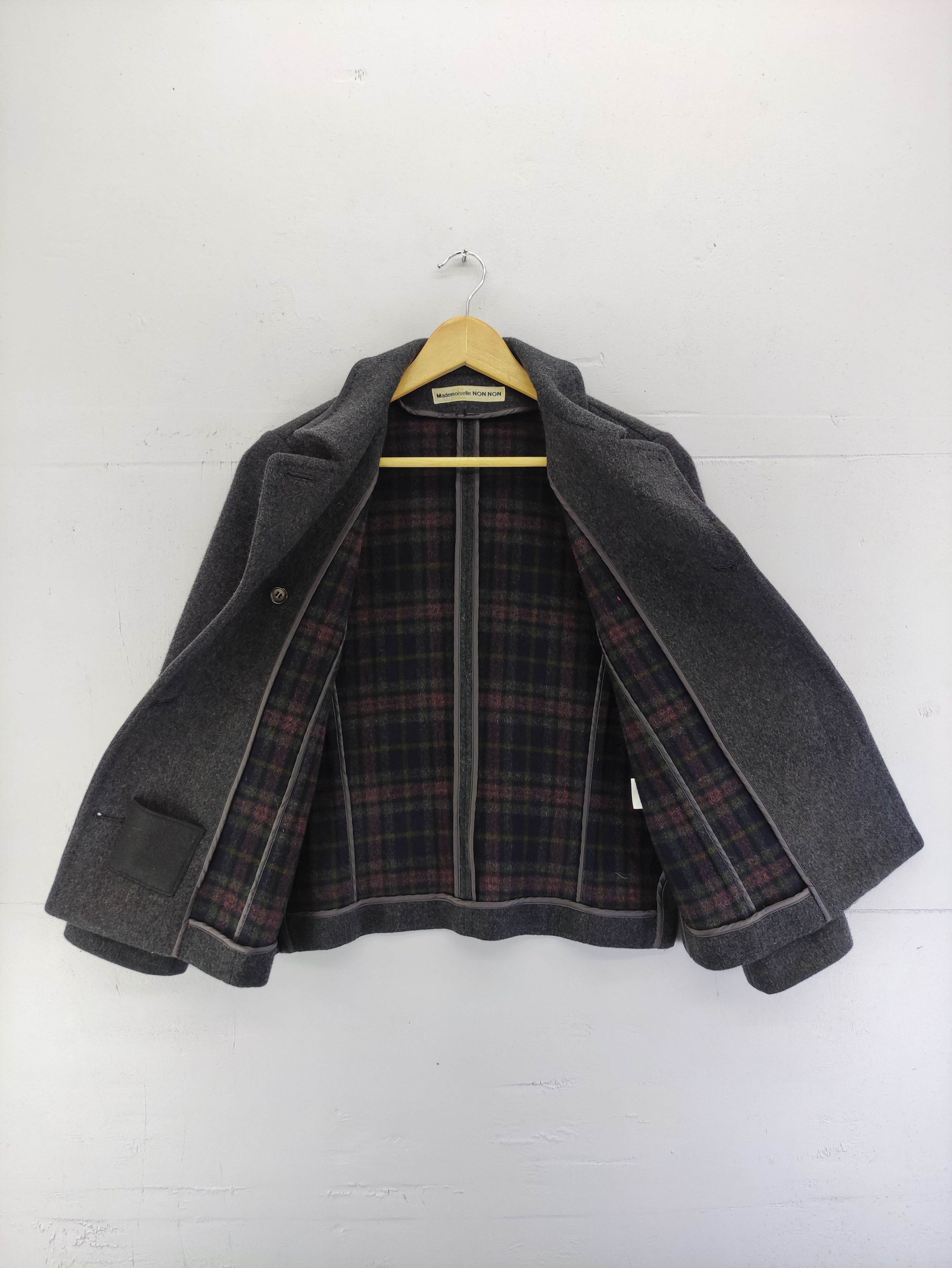 Mademoiselle Non Non Vintage Mademoiselle Non Non Double Breasted Wool Jacket Size S / US 4 / IT 40 - 4 Thumbnail