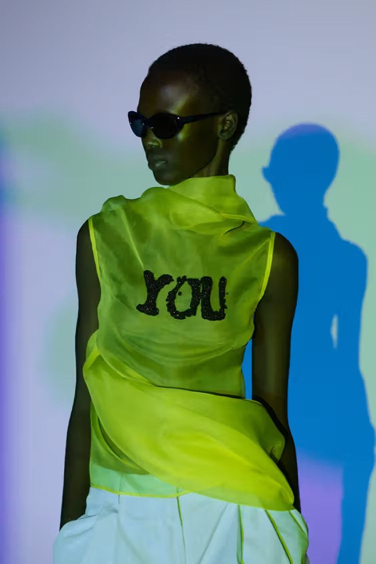 Dries Van Noten Dries Van Noten - Len Lye - S/S’21 - You Printed - Tank Top Size S / US 4 / IT 40 - 1 Thumbnail