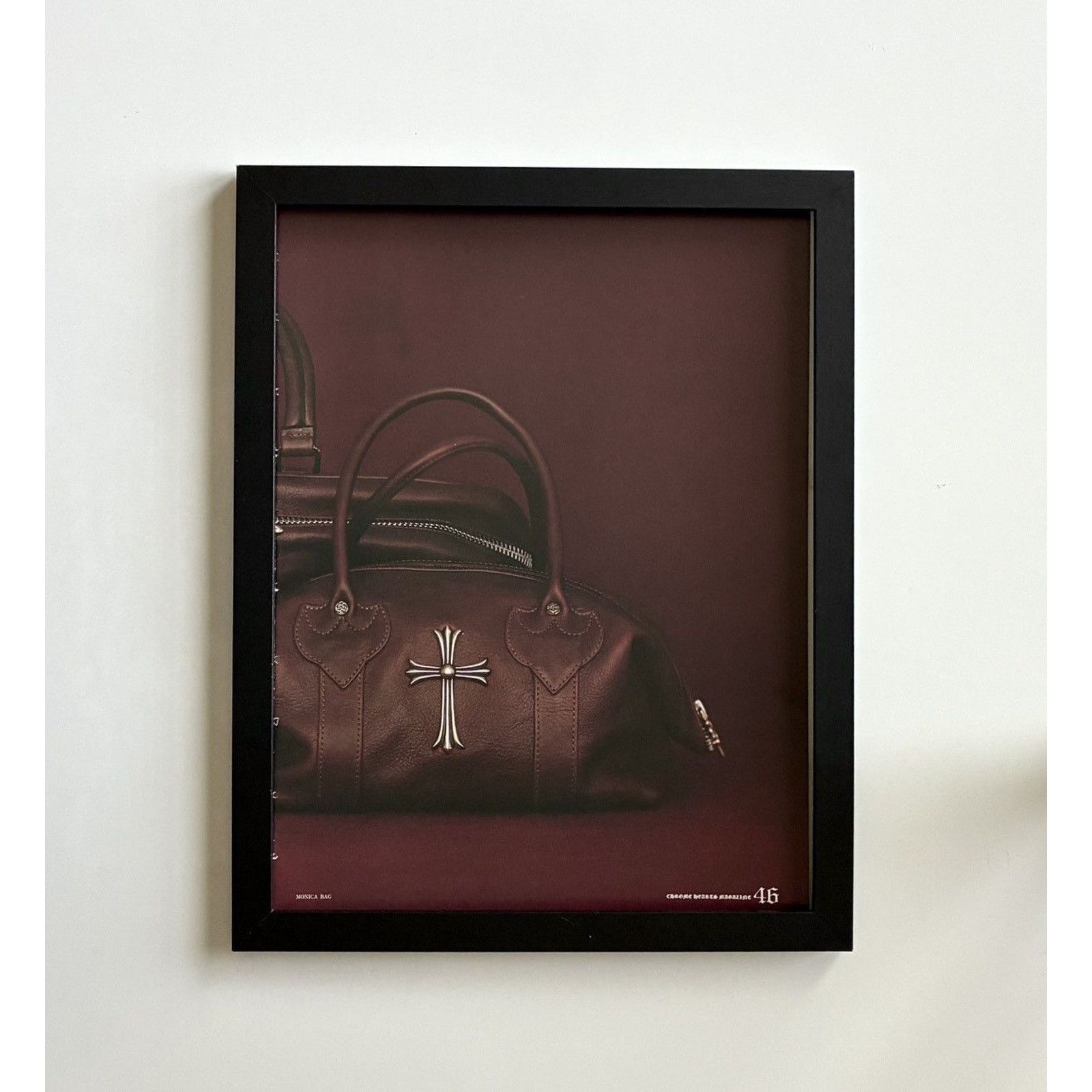 Chrome Hearts × Japanese Brand × Vintage Chrome Hearts red bag photo Framed poster 9x11 Size ONE SIZE - 1 Thumbnail