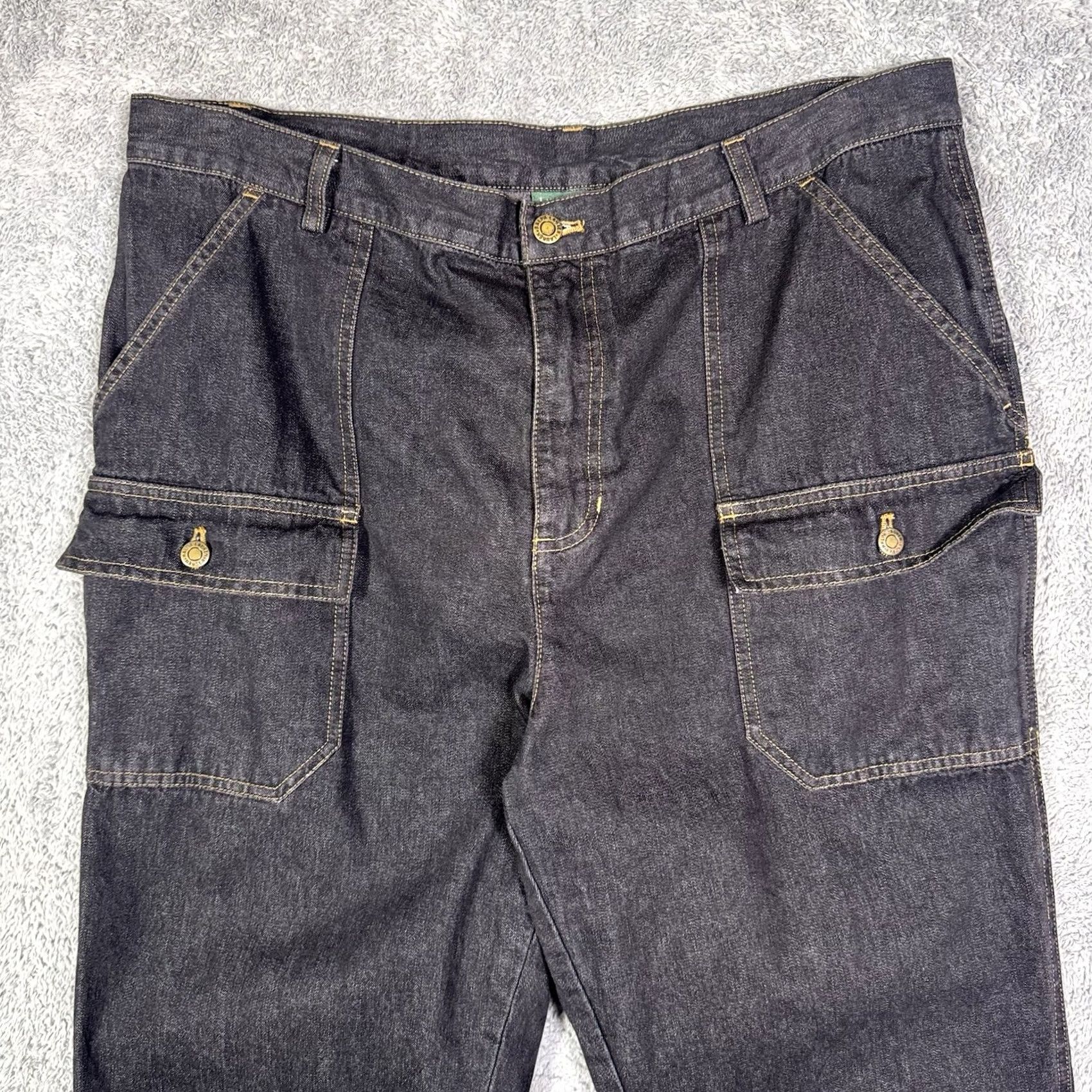 Ralph Lauren VINTAGE Ralph Lauren Jeans Co. Cargo Wide Leg Baggy 90s Womens 18W Size 40" / US 18 - 2 Thumbnail
