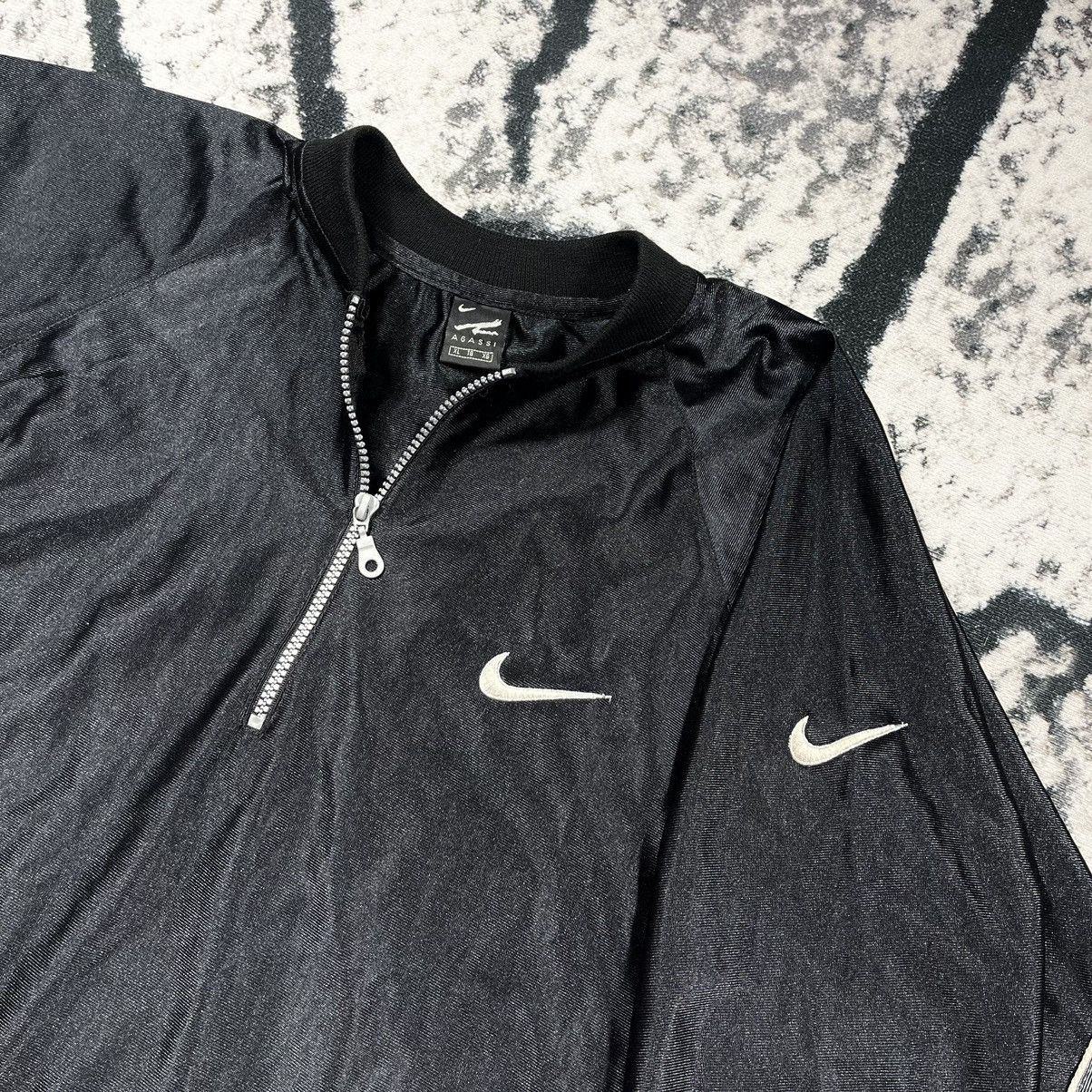Nike Vintage Nike Agassi half-zip sweatshirt longsleeve jersey Size US XL / EU 56 / 4 - 5 Thumbnail